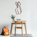 Abstract Female Line Art Metal Wall Decor - KAF082