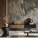Abstract Female Line Art Metal Wall Decor - KAF082