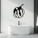 Bomb Hand Metal Wall Art - Edgy Modern Steel Decor - KAF085