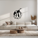 Bomb Hand Metal Wall Art - Edgy Modern Steel Decor - KAF085
