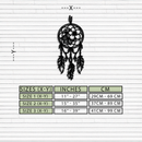Dreamcatcher Metal Wall Art - Boho-Inspired Steel Wall Decor - KAF113