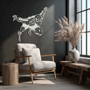 Spider-Man Metal Wall Art - Geometric Superhero Wall Decor - KAF155