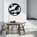 Majestic Eagle Metal Wall Art - Nature-Inspired Decor - KAF201