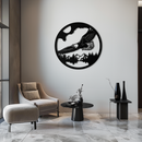 Majestic Eagle Metal Wall Art - Nature-Inspired Decor - KAF201
