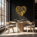 Heart Tree Metal Wall Art – Nature & Love-Inspired Decor - KAF211
