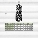 Al-Baqarah 2:152 Metal Wall Art - Elegant Islamic Calligraphy Design - KAF247