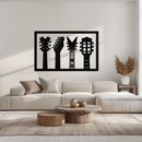 Guitar Neck Metal Wall Art - Modern Music Lover’s Decor- KAF258