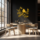 Love Birds Metal Wall Art - Romantic Silhouette Decor- KAF284