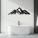 Mountain Metal Wall Art - Majestic Peak Silhouette Decor- KAF286