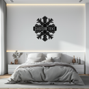 Custom Snowflake Metal Wall Art - Personalized Winter Decor- KAF297