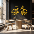Butterfly Wheel Bicycle Metal Wall Art – Modern Artistic Bike Silhouette Decor- KAF319