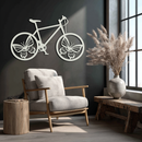 Butterfly Wheel Bicycle Metal Wall Art – Modern Artistic Bike Silhouette Decor- KAF319