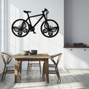 Butterfly Wheel Bicycle Metal Wall Art – Modern Artistic Bike Silhouette Decor- KAF319