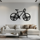 Butterfly Wheel Bicycle Metal Wall Art – Modern Artistic Bike Silhouette Decor- KAF319
