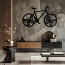 Butterfly Wheel Bicycle Metal Wall Art – Modern Artistic Bike Silhouette Decor- KAF319
