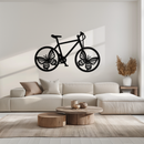 Butterfly Wheel Bicycle Metal Wall Art – Modern Artistic Bike Silhouette Decor- KAF319
