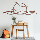 Sunset Metal Wall Art – Sunset Silhouette Steel Decor for Nature-Inspired Interiors- KAF331