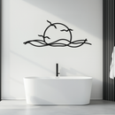 Sunset Metal Wall Art – Sunset Silhouette Steel Decor for Nature-Inspired Interiors- KAF331