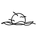 Sunset Metal Wall Art – Sunset Silhouette Steel Decor for Nature-Inspired Interiors- KAF331