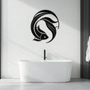Japanese fish Metal Wall Art – Elegant Minimalist Ocean Decor- KAF379