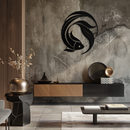 Japanese fish Metal Wall Art – Elegant Minimalist Ocean Decor- KAF379