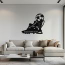 Custom Soccer Trophy and Cleat Metal Wall Art – Personalized Sports Decor for Athletes- KAF395