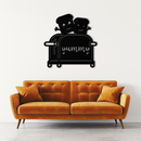 Cute Yummy Toast Metal Wall Art – Playful Kitchen Decor with Smiling Toast Characters on Toaster for Modern Home- KAF412