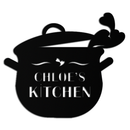 Cute Smiling Cooking Pot Metal Wall Art – Playful Kitchen Steel Decor with Heart Steam for Home and Café Interiors- KAF420