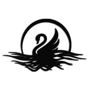 Elegant Swan on Lake Metal Wall Art – Serene Black Steel Decor for Modern, Nature-Inspired Home Interiors- KAF465