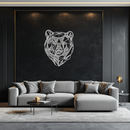 Bear Metal Wall Art - Wild Animal Steel Silhouette for Nature-Inspired Decor- KAF475