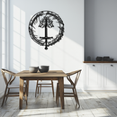 Lord of the Rings Metal Wall Art - Silhouette Fantasy Steel Decor for Home & Office- KAF485