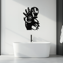 Iron Man Hand Gesture Silhouette Metal Wall Art – Superhero Home Decor- KAF573