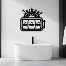 Jackpot Slot Machine Metal Wall Art – Vintage Casino Cherry Decor for Game Rooms- KAF584