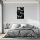 Live Like Lions Metal Wall Art – Powerful Roaring Lion Decor for Motivational Spaces- KAF597