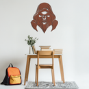 Grim Reaper Hooded Skull Metal Wall Art – Dark Gothic Horror Silhouette Design- KAF637