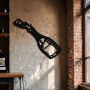 Champagne Bottle Explosion Metal Wall Art – Celebration-Themed Modern Decor for Bars and Kitchens- KAF646