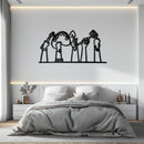 Paint Brushes Metal Wall Art – Creative Studio Decor for Artists and Art Lovers- KAF652