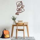 Mabel Pines Metal Wall Art – Gravity Falls-Inspired Playful Silhouette for Fans- KAF655