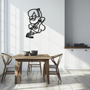 Mabel Pines Metal Wall Art – Gravity Falls-Inspired Playful Silhouette for Fans- KAF655
