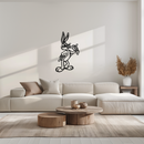 Bugs Bunny Metal Wall Art – Iconic Cartoon Character Silhouette for Fans- KAF660