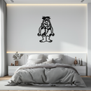 Fred Flintstone Metal Wall Art – Iconic Cartoon Character Silhouette for Fans- KAF662
