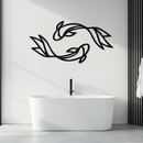 Koi Fish Metal Wall Art – Elegant Silhouette Design for Nature Lovers- KAF667