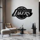 Los Angeles Lakers Logo Metal Wall Art – Iconic Basketball Team Silhouette Decor- KAF674