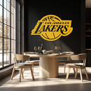 Los Angeles Lakers Logo Metal Wall Art – Iconic Basketball Team Silhouette Decor- KAF674