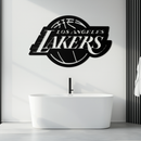 Los Angeles Lakers Logo Metal Wall Art – Iconic Basketball Team Silhouette Decor- KAF674