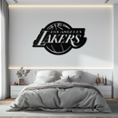 Los Angeles Lakers Logo Metal Wall Art – Iconic Basketball Team Silhouette Decor- KAF674