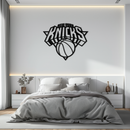 New York Knicks Basketball Logo Metal Wall Art – Bold Sports-Inspired Home Decor- KAF677