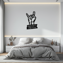 Heavy Metal Hand Sign Metal Wall Art – Bold Rock-Inspired Décor for Music Lovers- KAF700