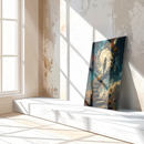 Stairway to the Cosmos UV Glass Wall Art – Surreal Fantasy Portal and Galaxy Print-KAFCD243