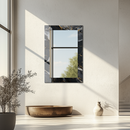 Mirror Black Grey and Gold Marble Pattern on UV Printed Glass – Elegant Decorative Wall Mirror-KAFCDM004